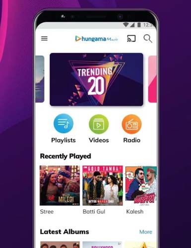 Hungama-music-downloader-priced-app