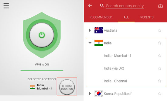 ExpressVPN-Indian-server-Hotstar