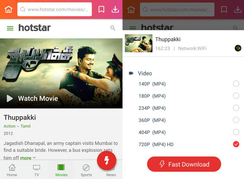 download Thupaki film Hotstar downloader