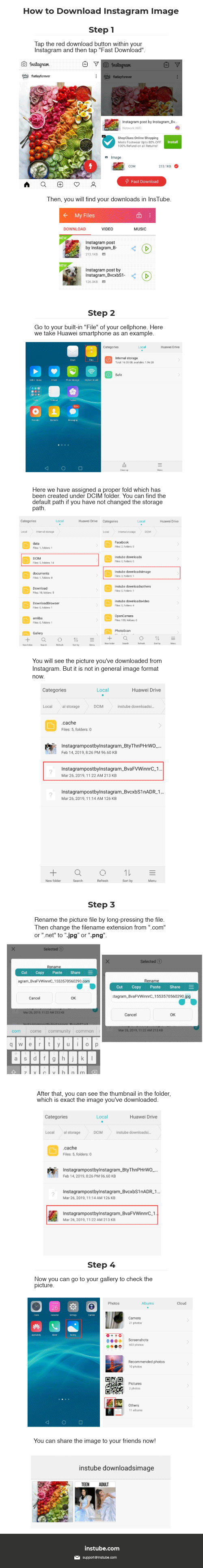 how to download Instagram picture InsTube