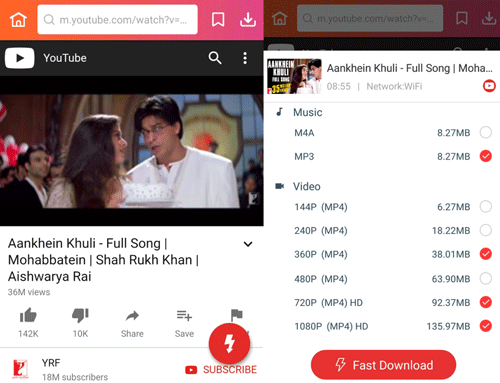 download song of film mohabbatein