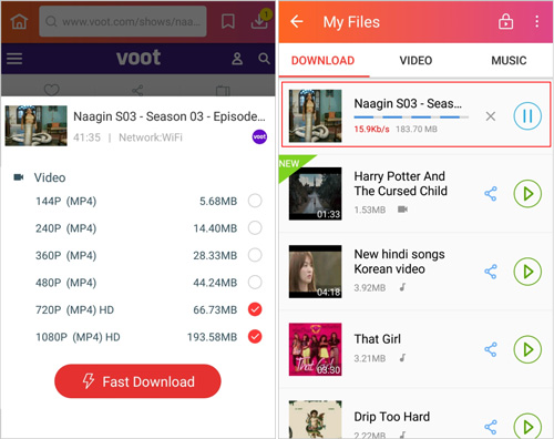 Nagin 3 voot discount app