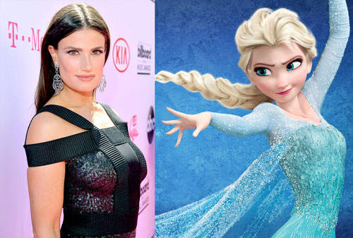 Frozen 2 cast Idina Menzel Elsa InsTube