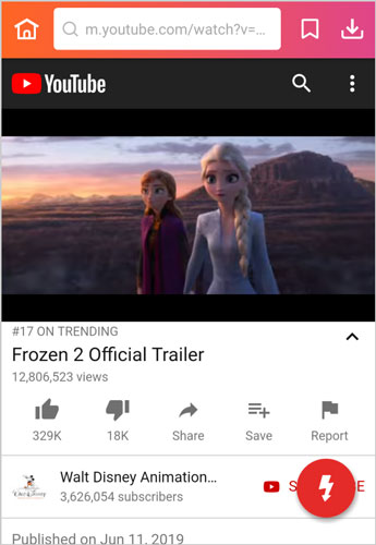 search Frozen 2 full movie songs InsTube