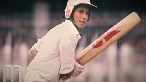 Sachin movie shot Sachin Tendulkar as a young cricketer