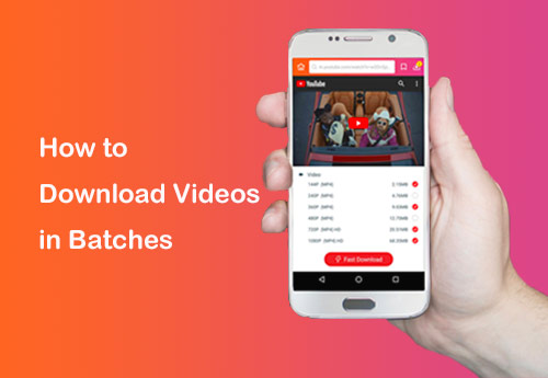 how to download videos music movies in batches