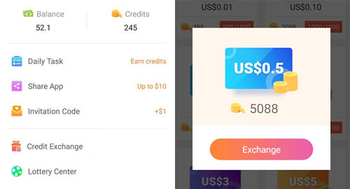 How to Earn InsTube Credits and Exchange Them into Money
