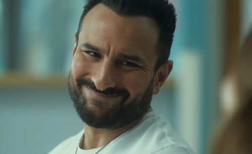 Saif Ali Khan as 40 year old man