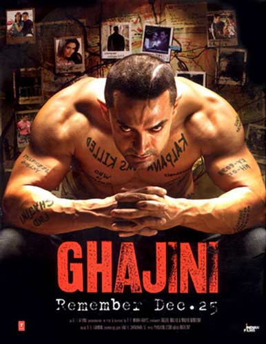 Ghajini movie 2008 poster