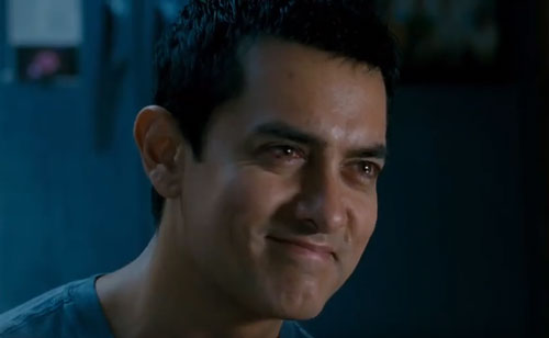 Aamir Khan in 3 Idiots movie