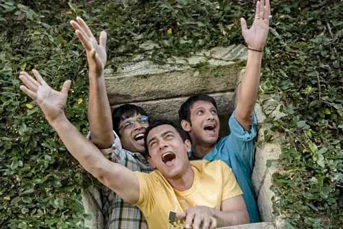 main cast of 3 Idiots full movie