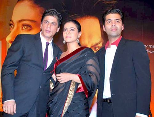 Shah Rukh Khan, Kajol and Karan Johar