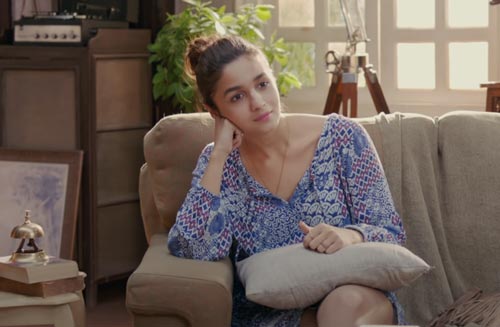 Alia Bhatt in Dear Zindagi movie