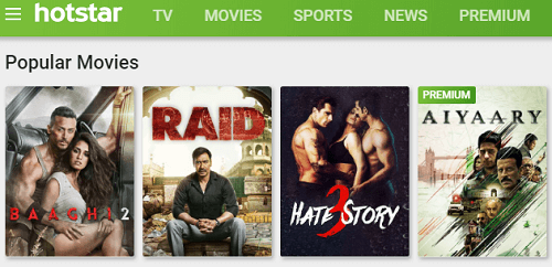 hotstar app movie download