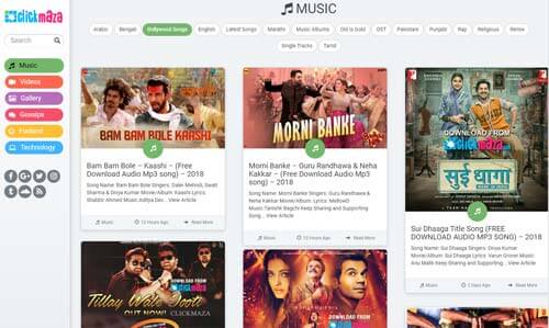 top hindi songs playlist download site