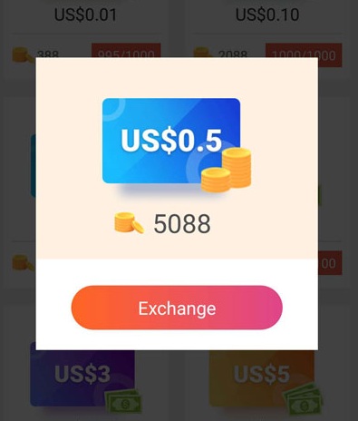 exchange InsTube credits into dollars