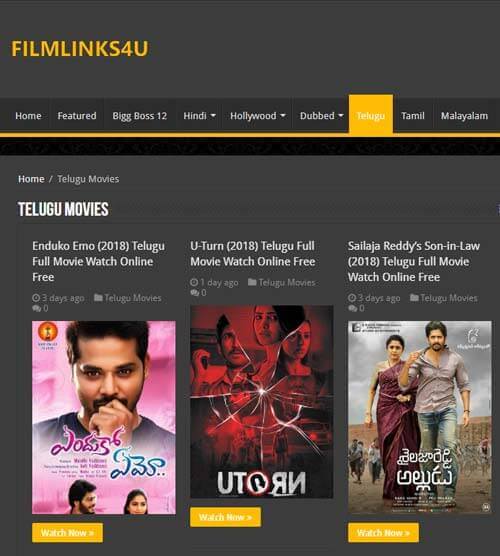 telugu movie s online